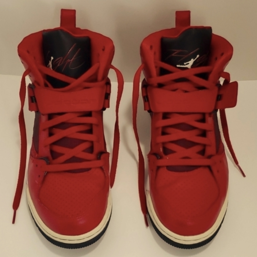 Jordan Flight 45 High Men Basketball, Size 11½, Red